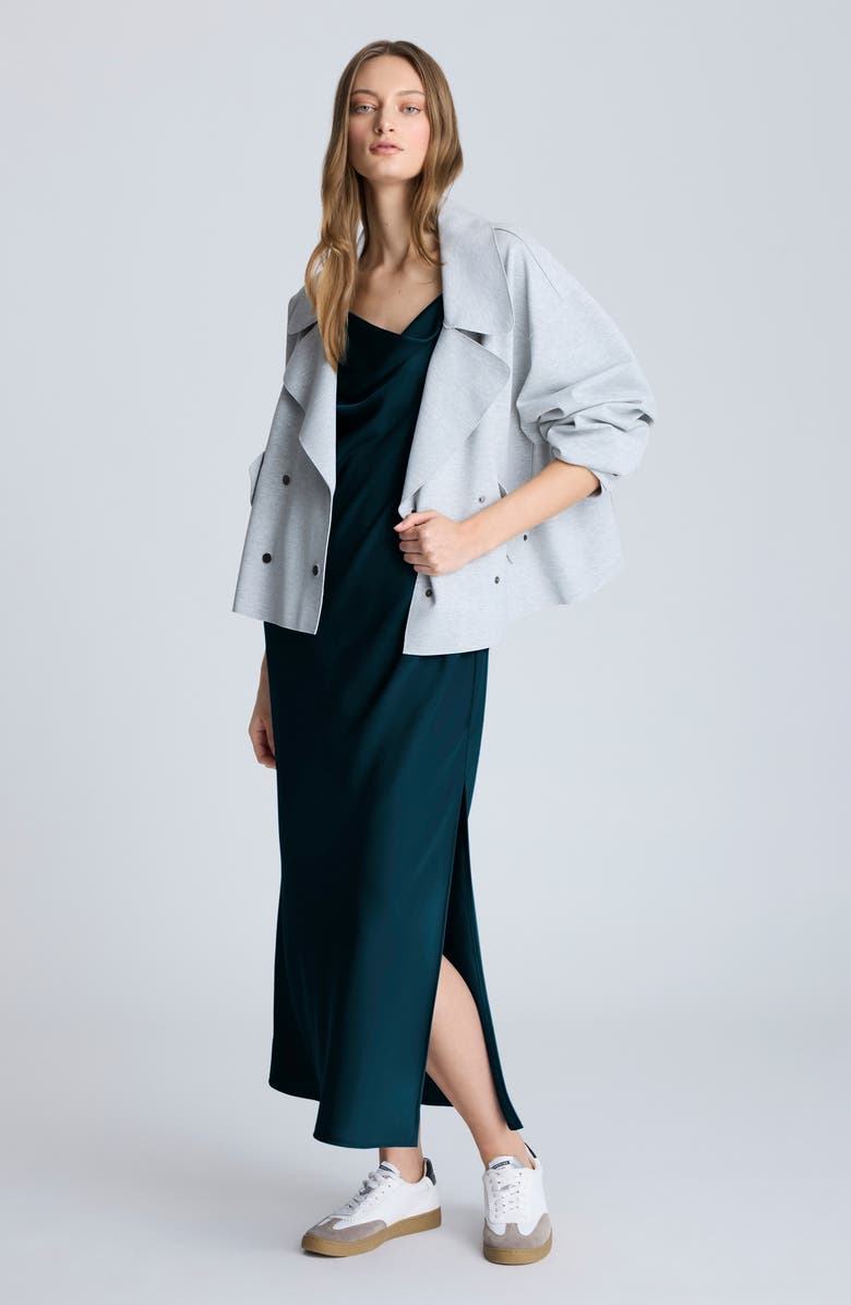 Kenneth Cole Cowl Neck Slipdress, Alternate, color, Dark Navy