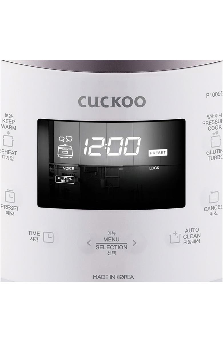 Cuckoo 10-Cup Heating Pressure Rice Cooker, Alternate, color, White