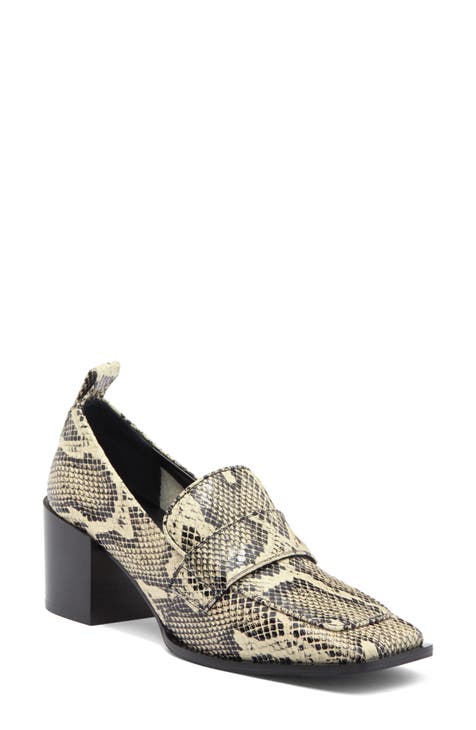 Anka Snakeskin Embossed Pump (Women)