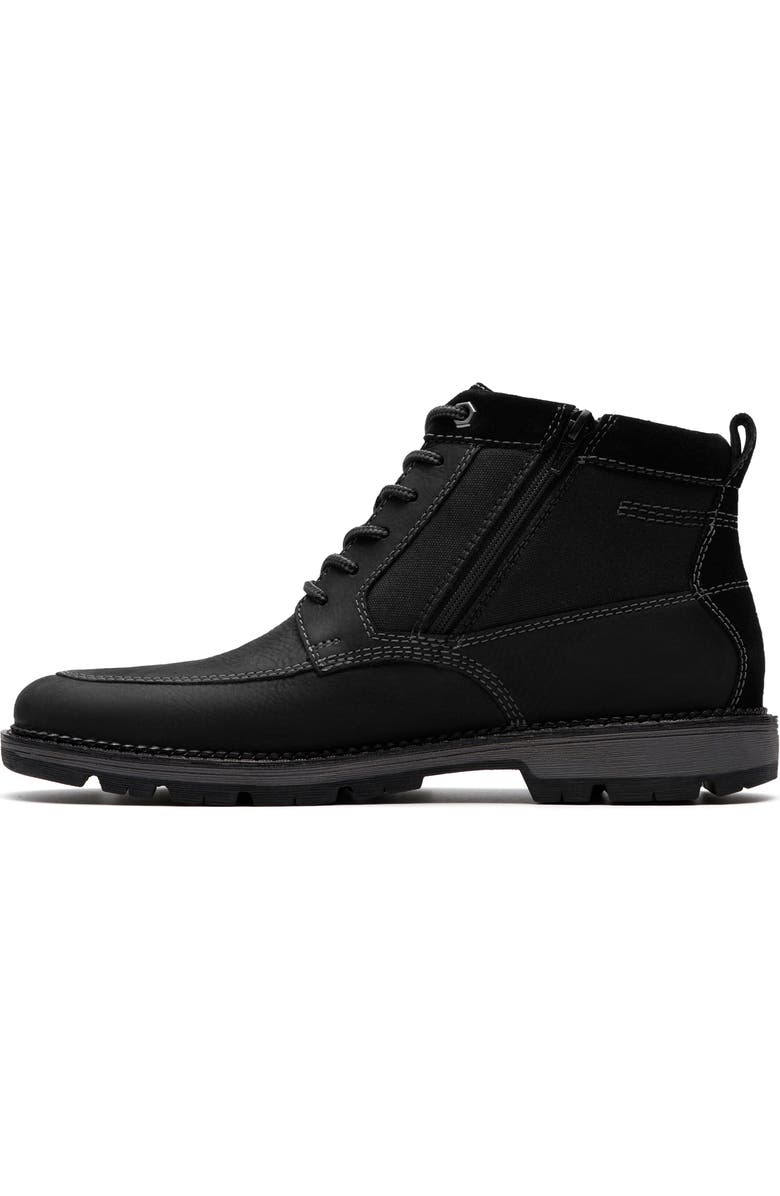 Clarks<sup>®</sup> Maplewalk Rise Boot, Alternate, color, Black Leather