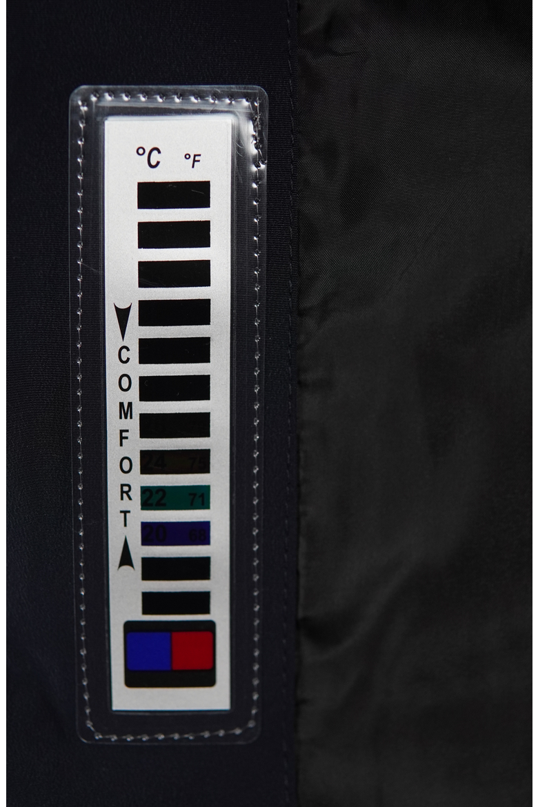 Long Hooded Puffer with Sleeve Pocket, Alternate, color, Black