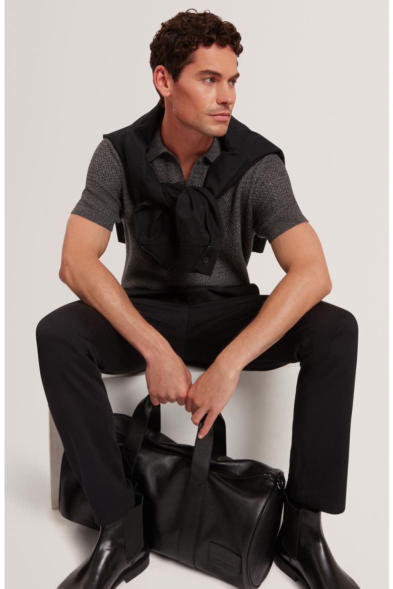 Janko Textured Polo, Alternate, color, MID-GREY