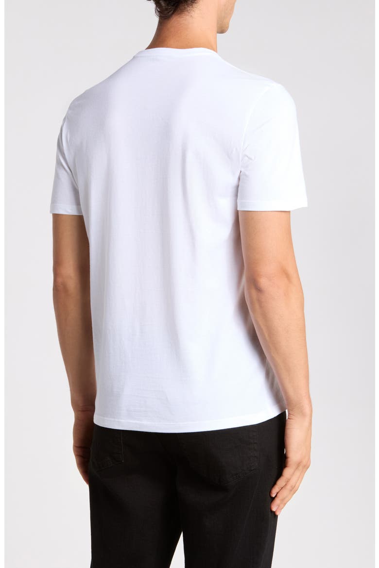 Repeat Tape Layer Logo Graphic T-Shirt, Alternate, color, BRIGHT WHITE