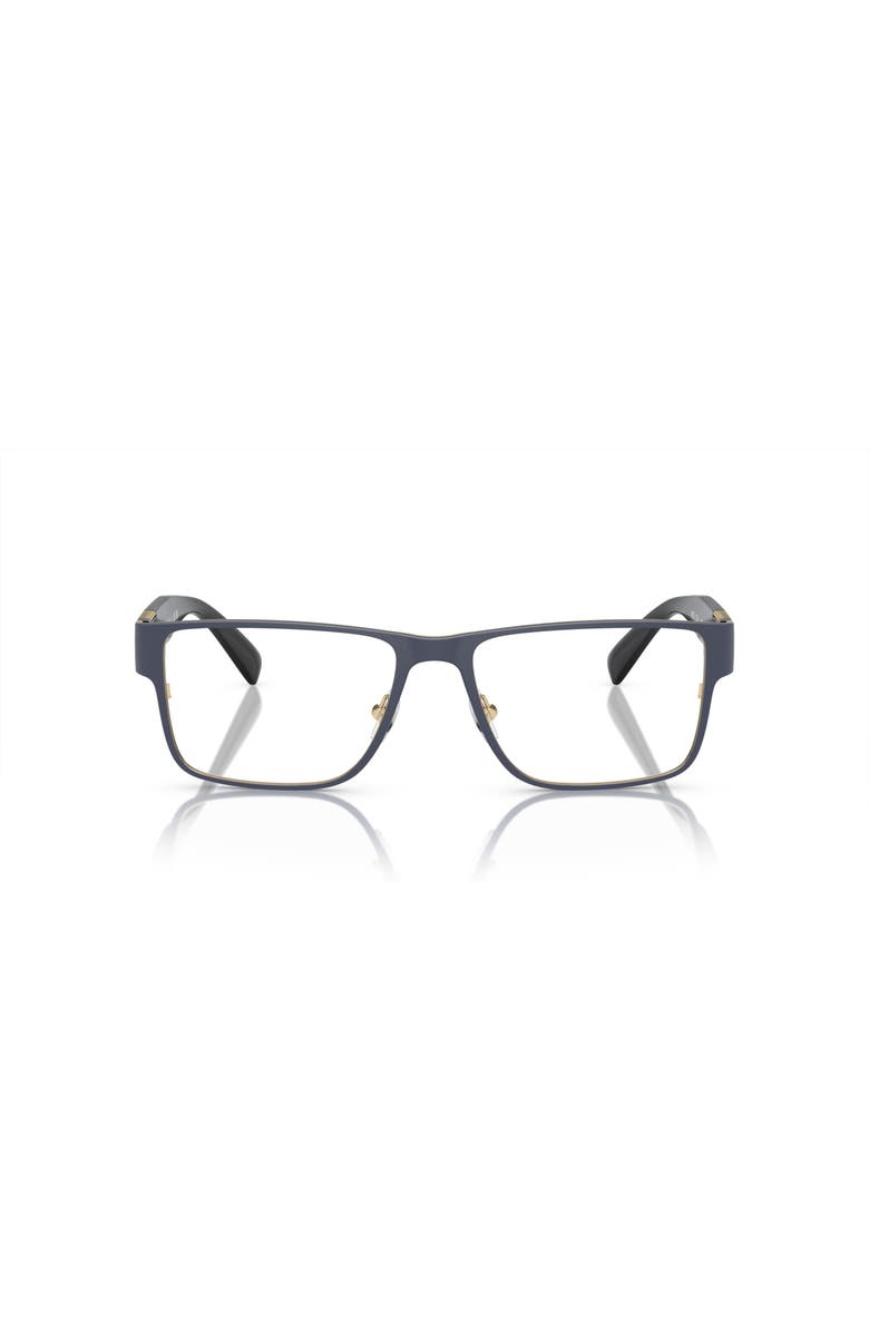 Versace 57mm Rectangle optical glasses, Alternate, color, Blue