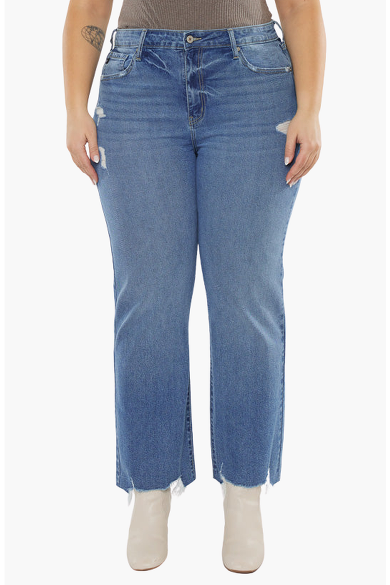 KanCan Cassiel High Rise Slim Wide Leg Jeans (Women) | Nordstrom