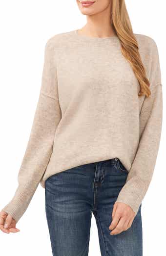 CeCe Heart Elbow Crewneck Sweater