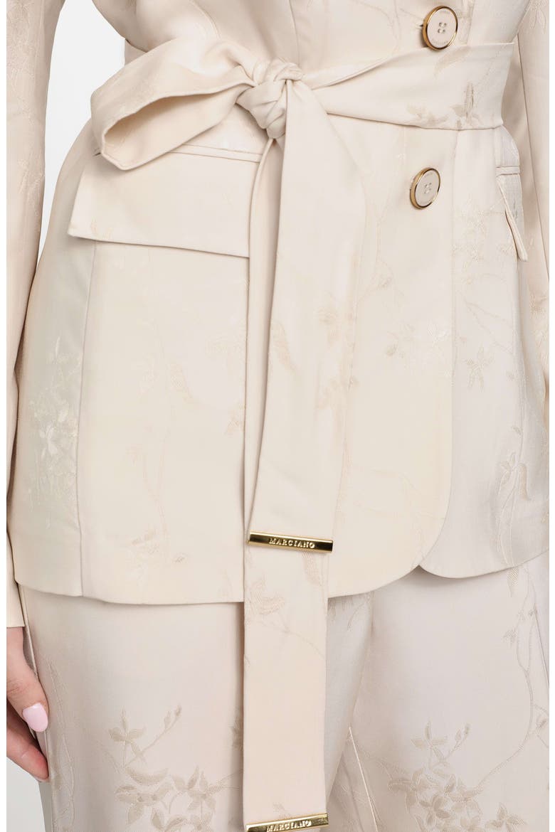 Whitney Belted Suit Blazer, Alternate, color, DREAMY MOON MULTI