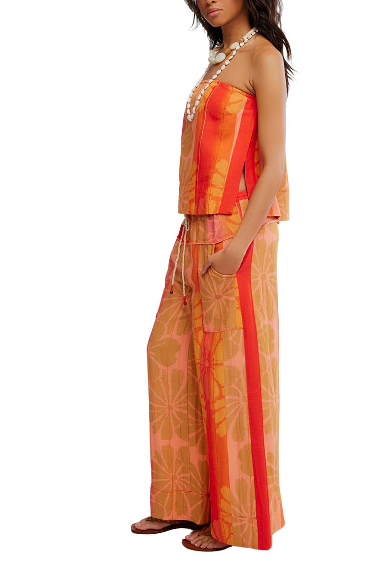 Devella Tube Top & Pants Set, Alternate, color, SUMMER COMBO