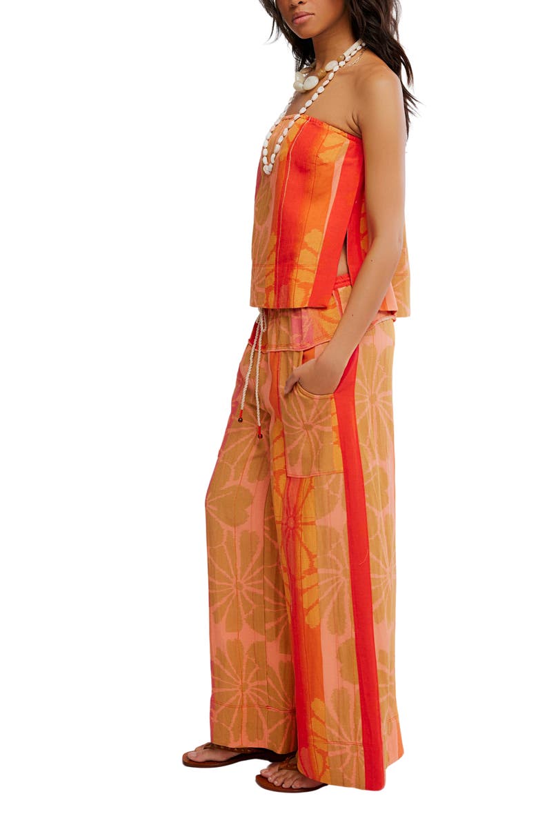 Free People Devella Tube Top & Pants Set, Alternate, color, Summer Combo