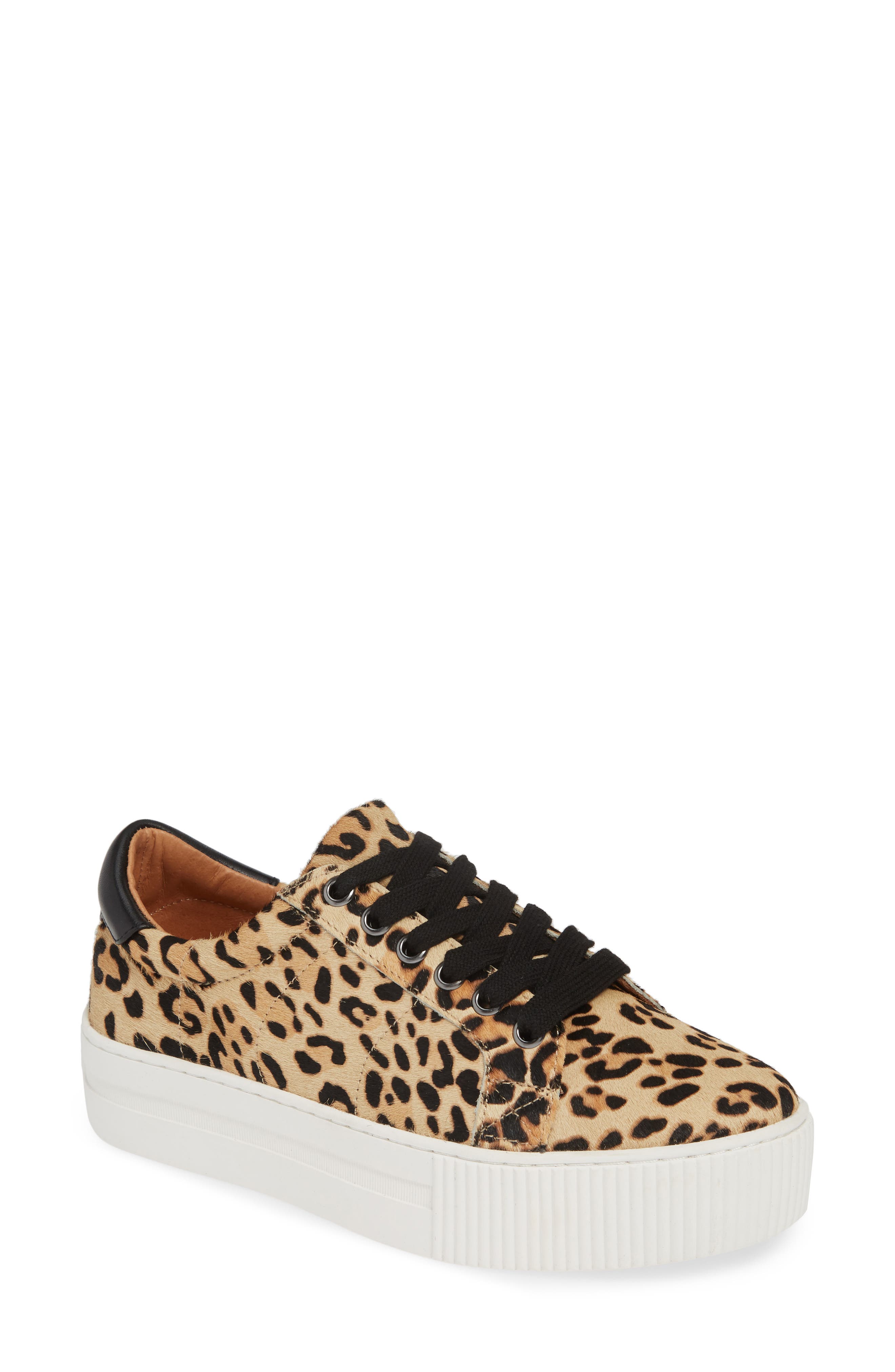Bethany Platform Genuine Calf Hair Sneaker, Main, color, LEOPARD PRINT CALF HAIR