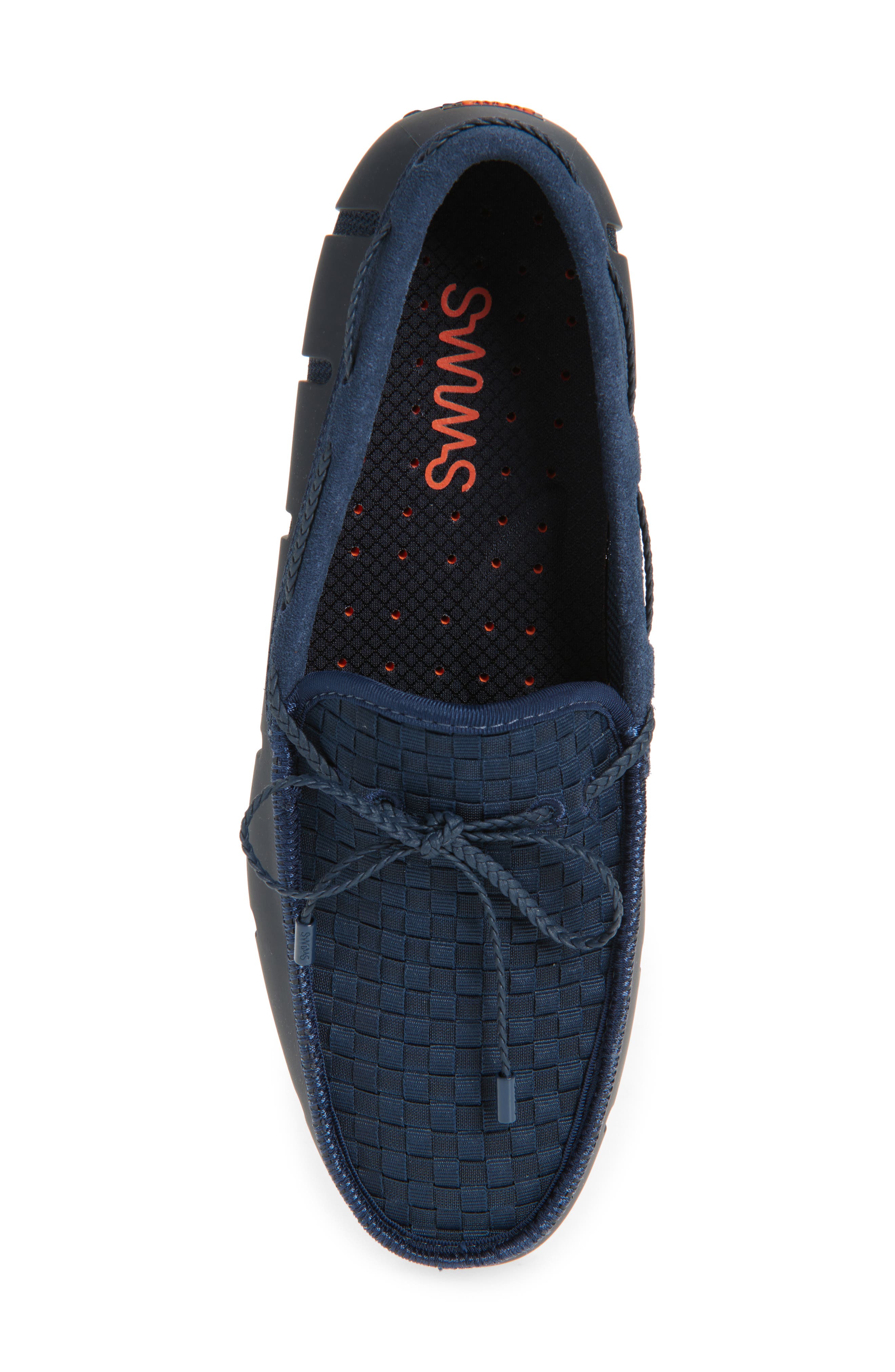 Woven Driving Loafer, Alternate, color, NAVY