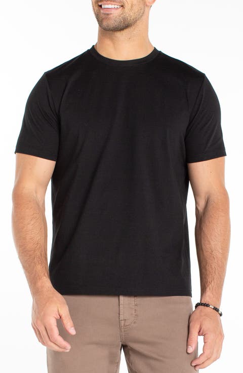 Cotton Blend Crewneck T-Shirt