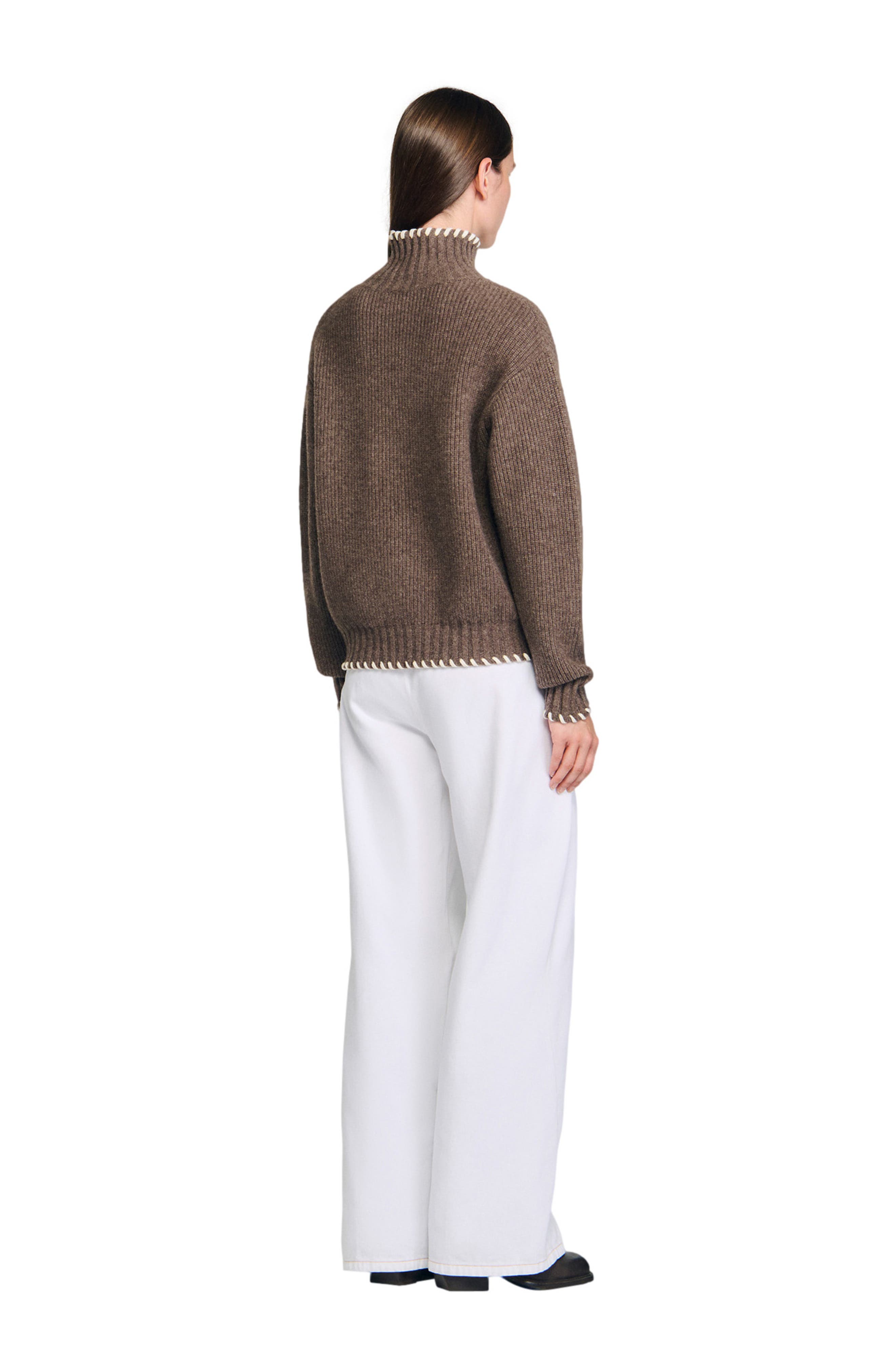 Oversized turtleneck sweater - image 2