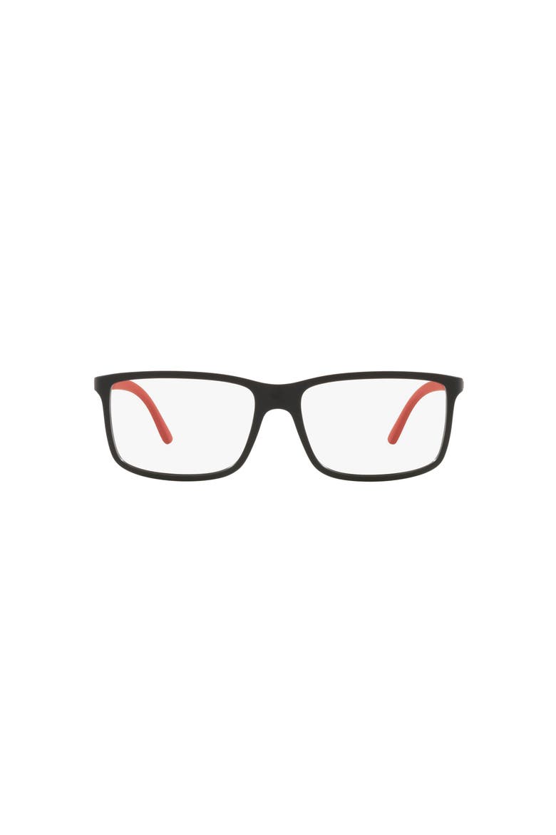 53mm Rectangle optical glasses, Alternate, color, Black