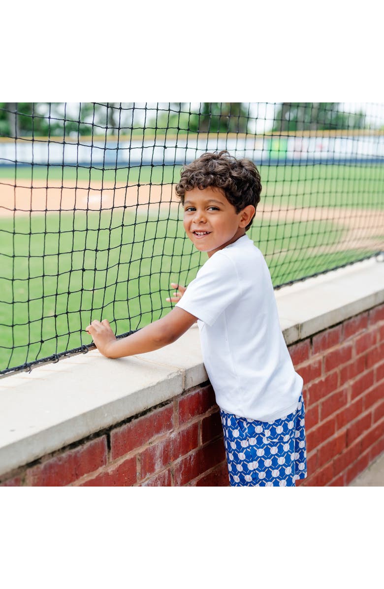 Lila and Hayes Griffin Boys' Polo Golf Shirt, Alternate, color, Up At Bat Baseball