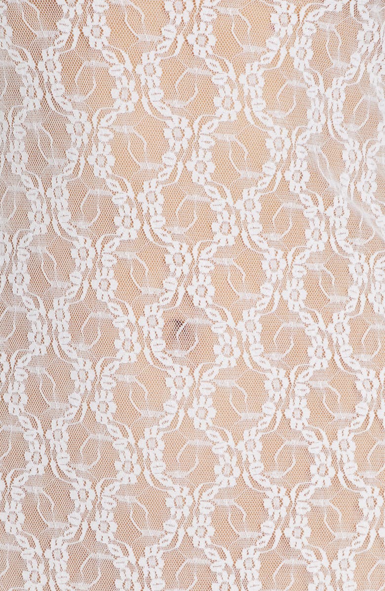 b.tempt'd by Wacoal Lace Kiss Chemise, Alternate, color, White