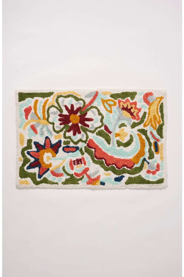 Floral Bath Mat, Main, color, ASSORT
