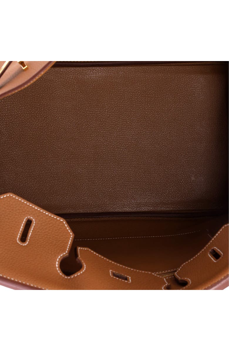 Pre-Owned Hermes Birkin Handbag Brown Togo with Gold Hardware 35, Alternate, color, Gold