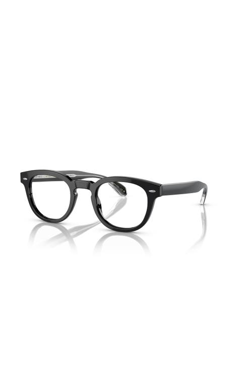Oliver Peoples 49mm Phantos Optical Glasses In Black