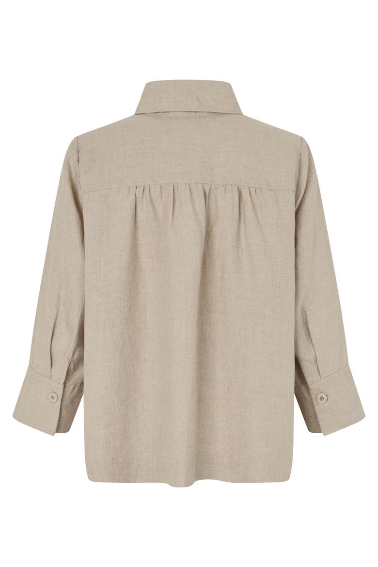 MaIdakai Linen Shirt, Alternate, color, Natural