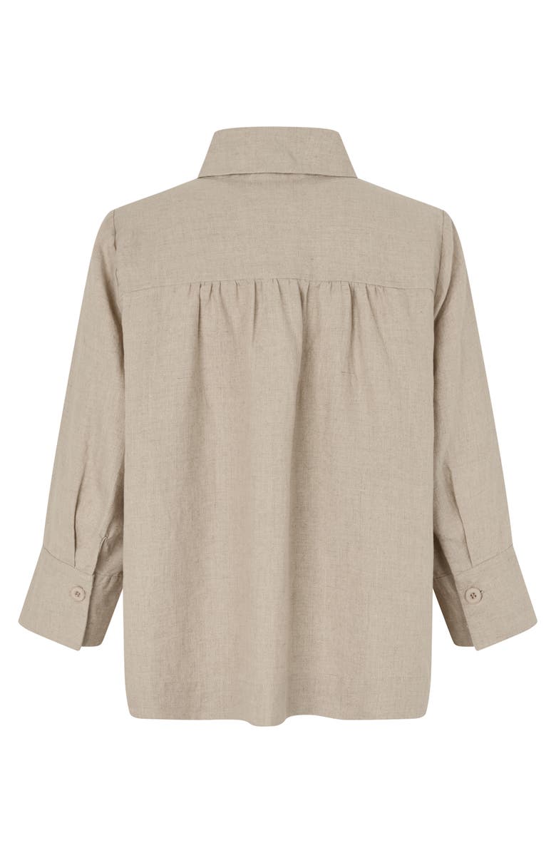 Masai Copenhagen MaIdakai Linen Shirt, Alternate, color, Natural