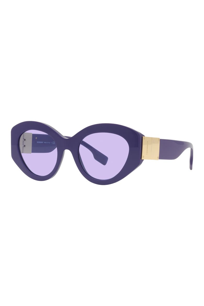 51mm Cat Eye Sunglasses, Alternate, color, VIOLET