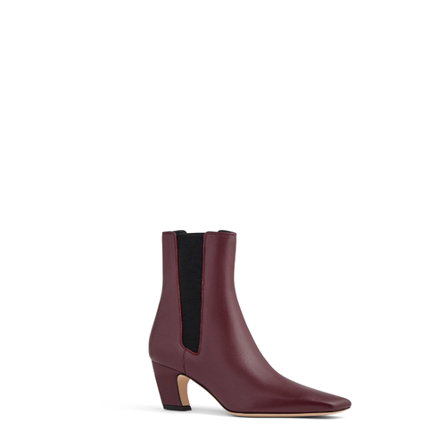 Neil J. Rodgers Meg Ankle Boot In Burgundy Nappa