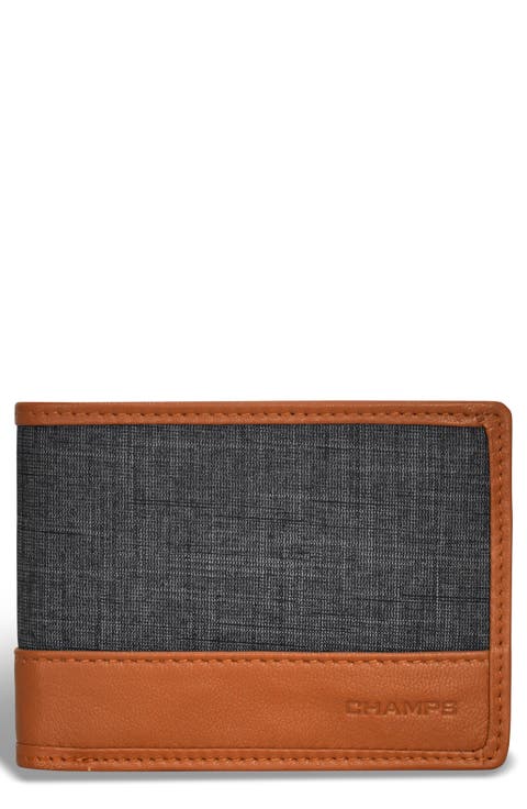 Denim Center Wing Bifold Wallet