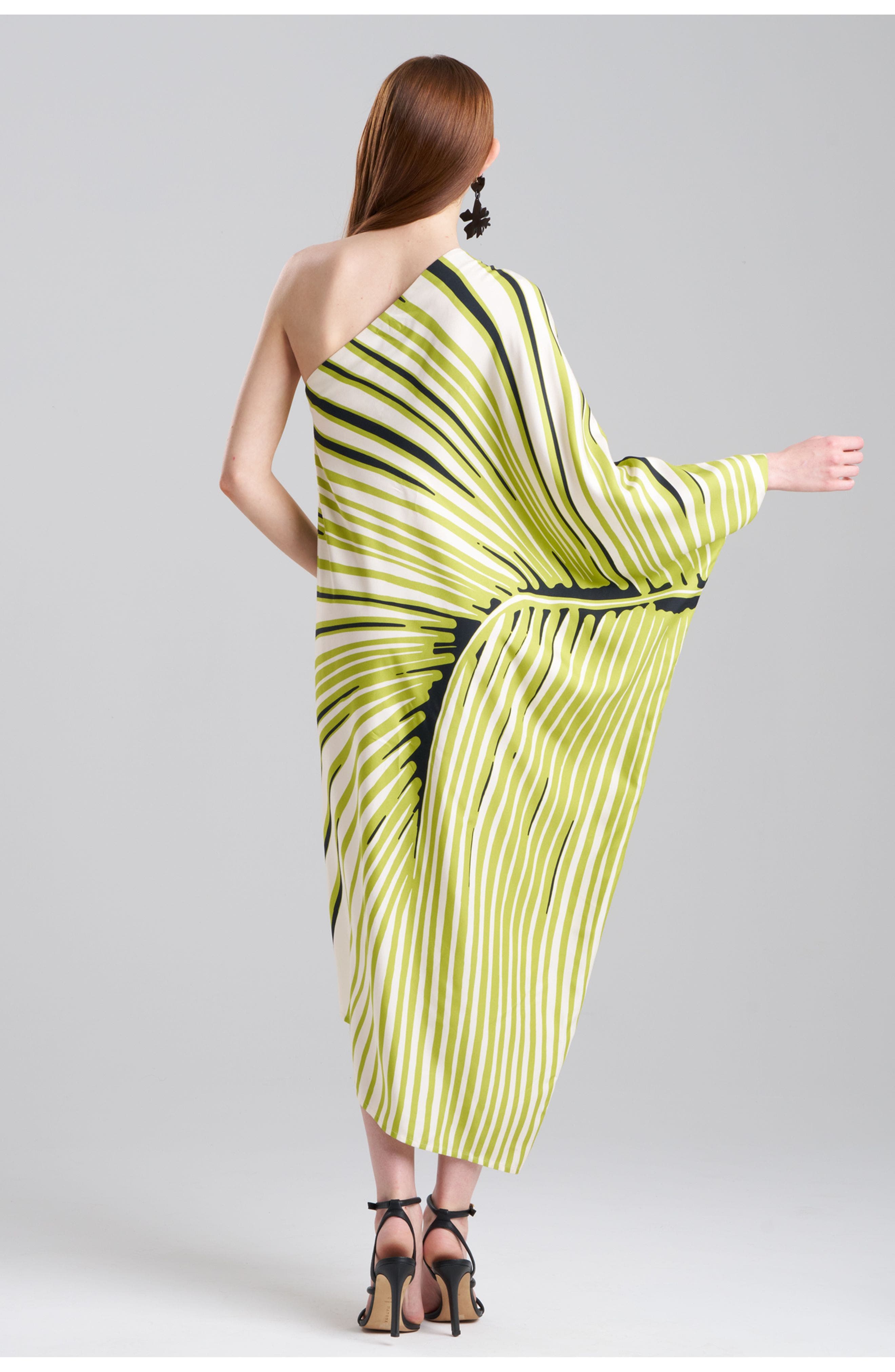 Yoshinoki One Shoulder Cafatn Dress