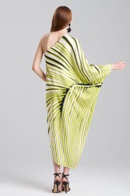 Natori Yoshinoki One Shoulder Cafatn Dress