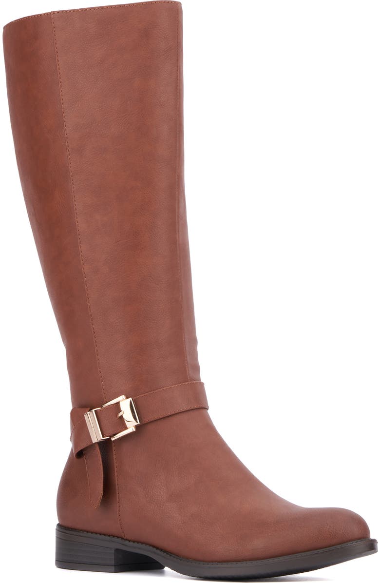 NEW YORK AND COMPANY Eleanor Boot, Main, color, Cognac