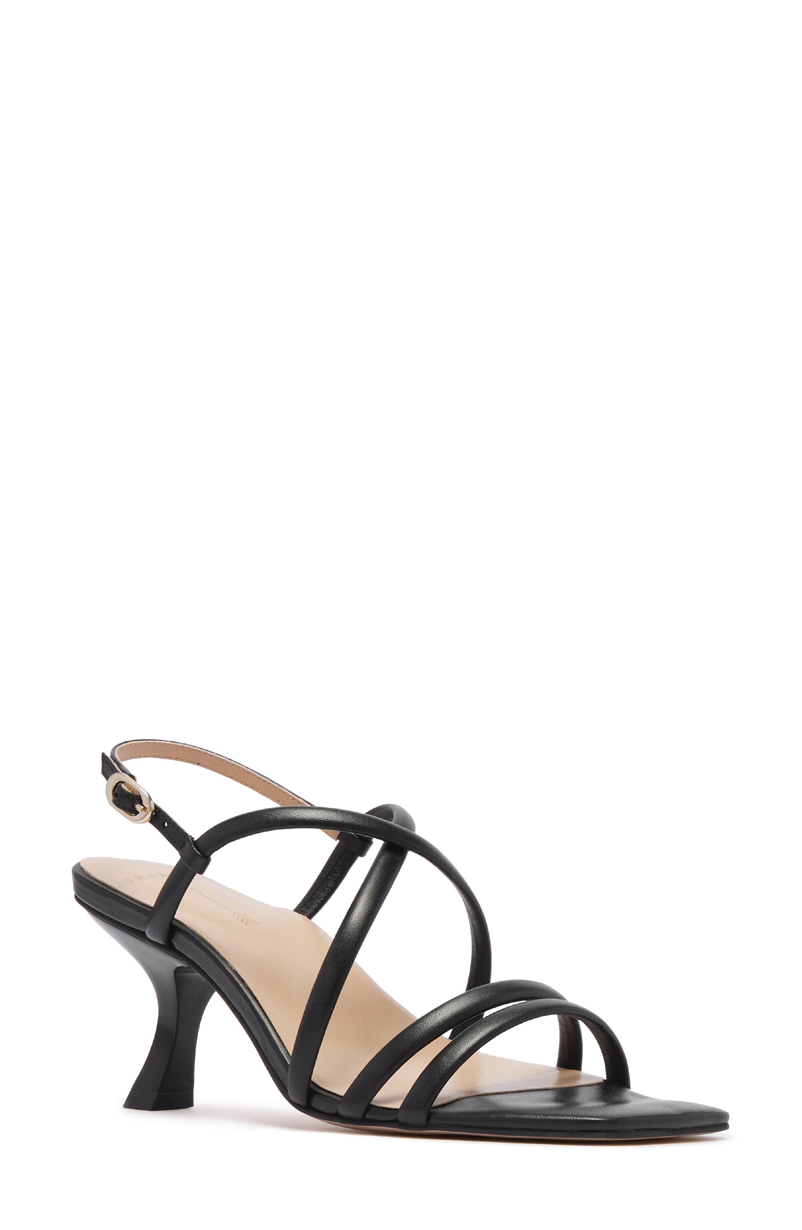 FRANKIE4 Giselle Ankle Strap Slide Sandal, Main, color, Black