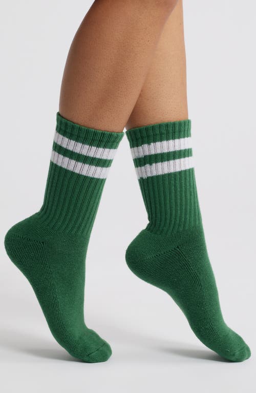 American Trench The Retro Double Stripe Crew Socks