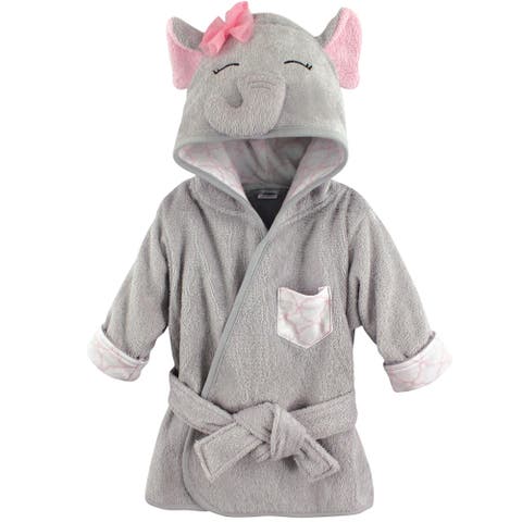 Plush Cotton Lounging Robe with Charming Animal Motif (Baby)