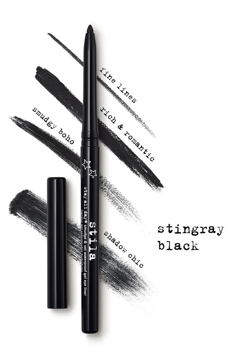 Stila Stay All Day<sup>®</sup> Smudge & Set Waterproof Gel Eyeliner, Alternate, color, Stingray Black