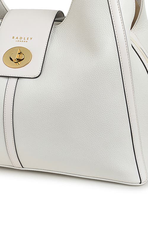 Radley London Longacre Medium Zip Shoulder Bag In Bright White