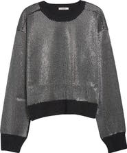 Haikure Hir Bead Embellished Virgin Wool Sweater