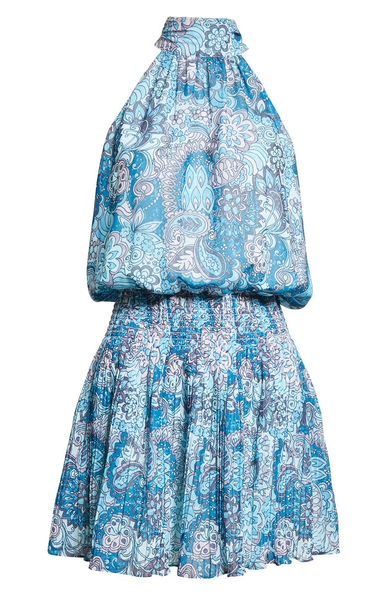 Ramy Brook Paisley Halter Neck Dress, Alternate, color,