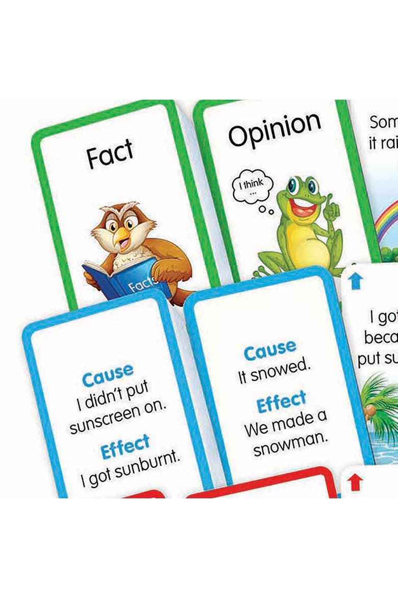Comprehension Flashcards Medium, Alternate, color, Multicolored