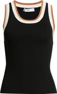 MANGO Crochi Rib Tank Top