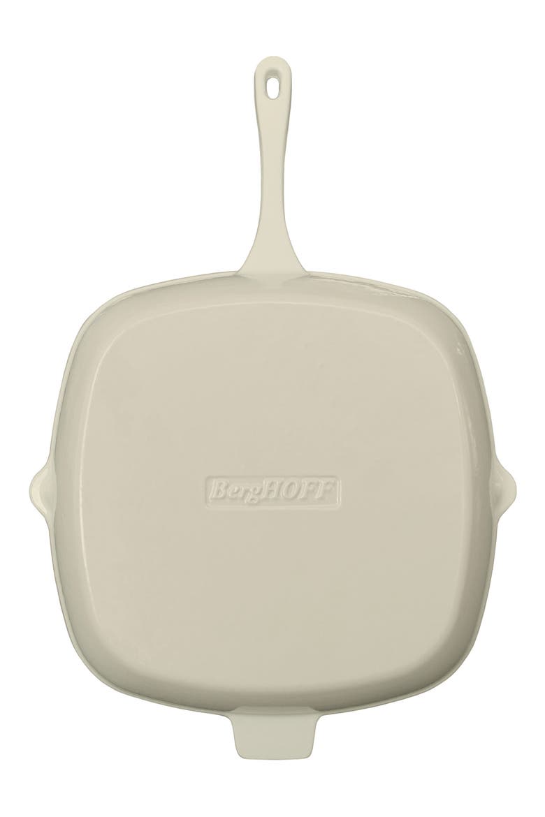INTERNATIONAL Neo 11" Cast Iron Square Grill, Alternate, color, CREAM