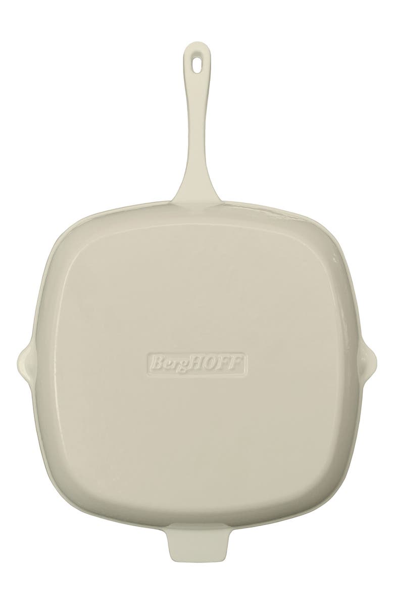 BergHOFF INTERNATIONAL Neo 11" Cast Iron Square Grill, Alternate, color, Cream