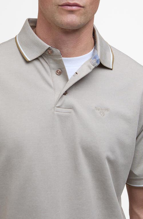 Shop Barbour Heydon Performance Polo In Military Brown