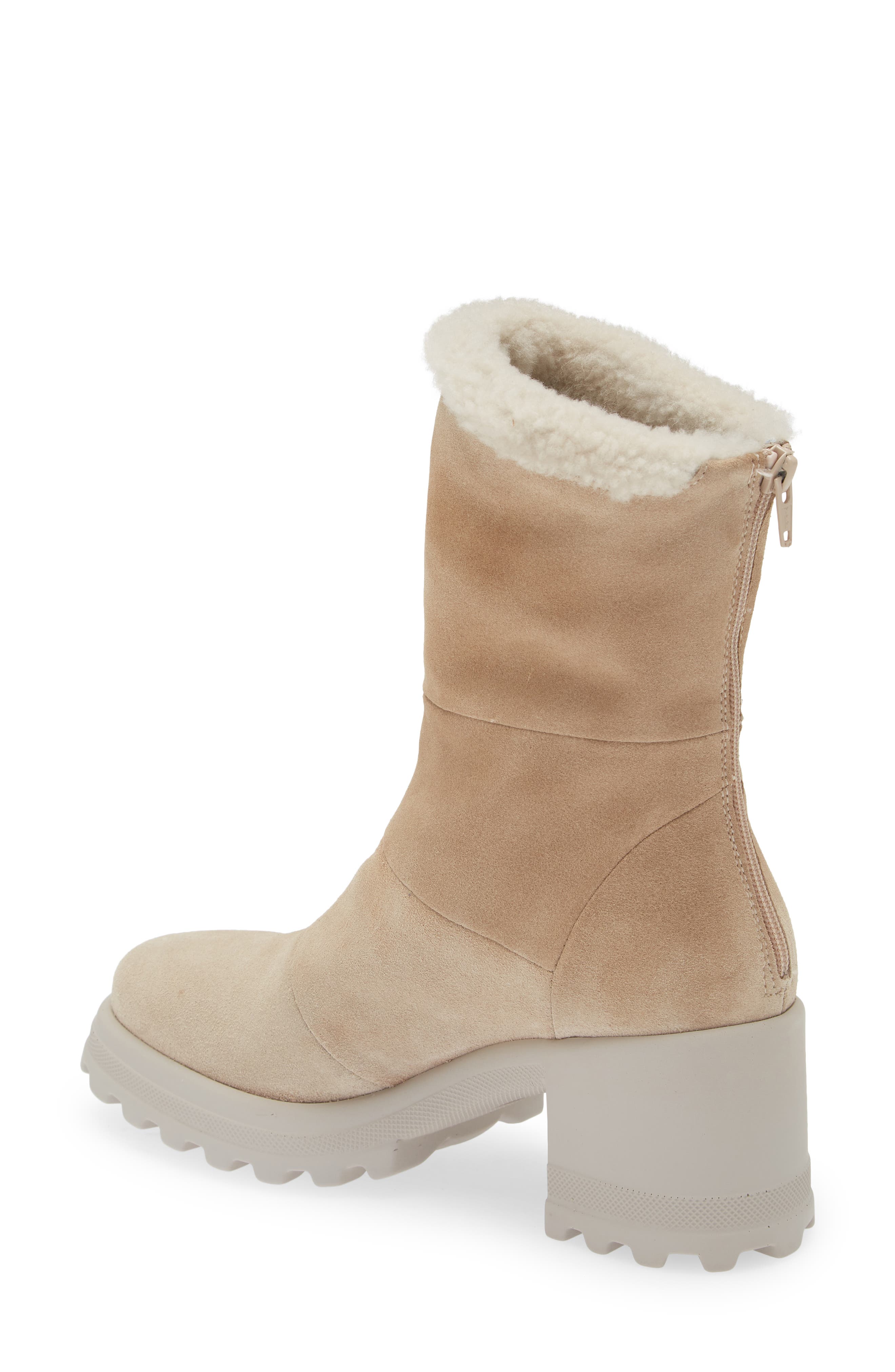 Voile Blanche Claire Genuine Shearling Boot, Alternate, color, 