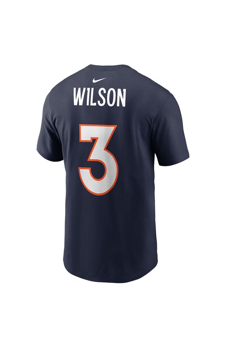 Nike Men's Nike Russell Wilson Navy Denver Broncos Player Name & Number T-Shirt, Alternate, color, 