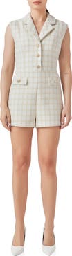 Endless Rose Suited Tweed Romper
