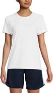 Lands' End School Uniform Short Sleeve Active Tee