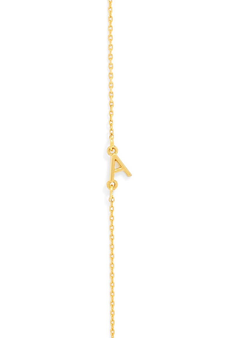 'Asymmetrical Alpha' Initial Necklace, Main, color, GOLD - A