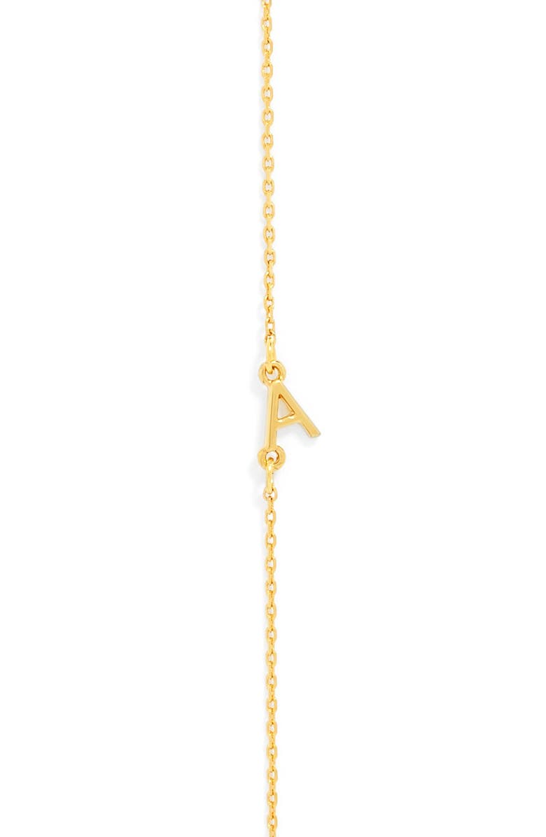 BaubleBar 'Asymmetrical Alpha' Initial Necklace, Main, color,
