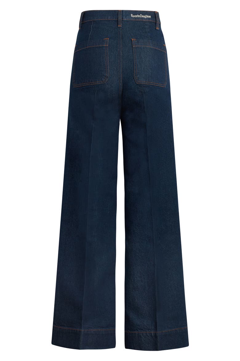 The Mischa Super High Waist Wide Leg Jeans, Alternate, color, PEPPER